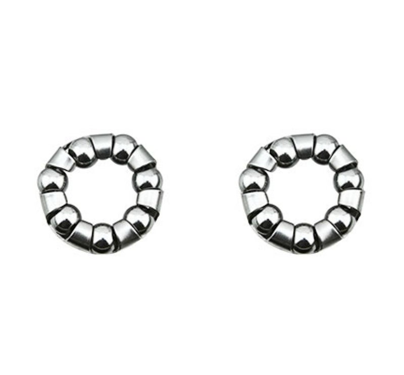 2 Front/Rear Hub Bearings 1/4"" Ball Size x 7 Balls. Works on 3/8"" axle. Set of Bearing. Pair of Bearings. for Bicycle Wheels, lowrider Bikes, Beach Cruiser, Chopper, limos, Stretch Bicycles.